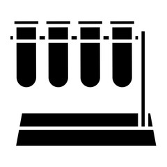 Test Tubes Icon of Chemistry iconset.