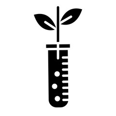 Plany Test Tube Icon of Chemistry iconset.