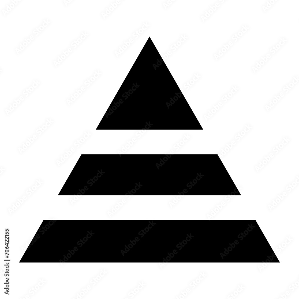 Poster pyramid icon of history iconset.