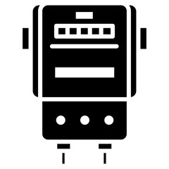 Electric Meter Icon of Engineering iconset.