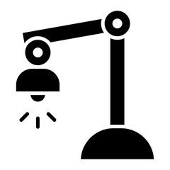 Desk Lamp Icon of Office Stationery iconset.