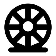 Flat Tire Icon of Car Repair iconset.