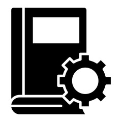 Book Settings Icon of Library iconset.