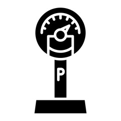 Parking Meter Icon of Smart City iconset.