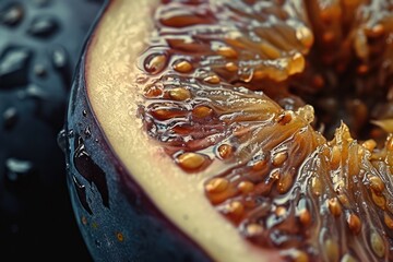 A detailed view of a figurine that has been cut in half. This image can be used to depict concepts such as destruction, brokenness, or the inner workings of an object