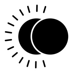 Solar Eclipse Icon of Space Technology iconset.