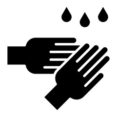 Washing Hands Icon of Hygiene Routine iconset.