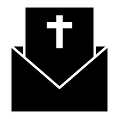 Death Announcement Icon of Funeral iconset.