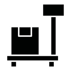 Parcel Weight Icon of Delivery and Logistics iconset.