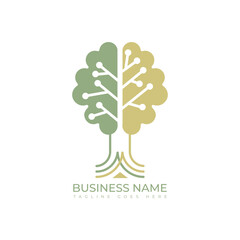 Digital Tree logo tech design