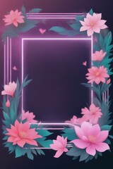 Obraz premium Plant and Flower Theme Design Template