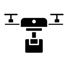 Drone Delivery Icon of Delivery and Logistics iconset.