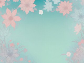 Obraz premium Plant and Flower Theme Design Template