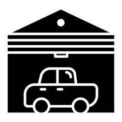 Car Garage Icon of Real Estate iconset.