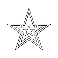 Star Hand Drawn Doodle Icon M_2212003