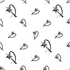 Magic Wand Icon Seamless Pattern M_2212001