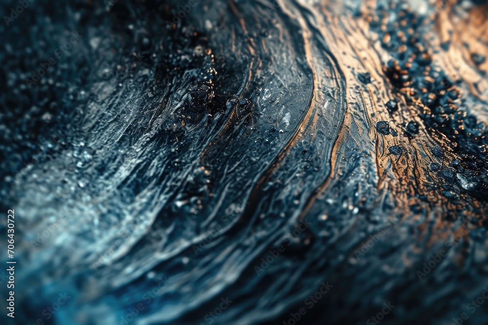 Poster A close-up view of a powerful ocean wave. Perfect for adding a dynamic touch to any project