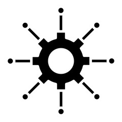 Obraz premium Algorithm Icon of Coding and Development iconset.