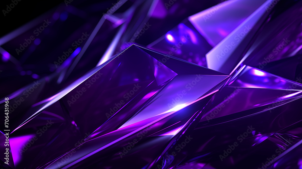 Canvas Prints background of beautiful shiny purple gem texture.
