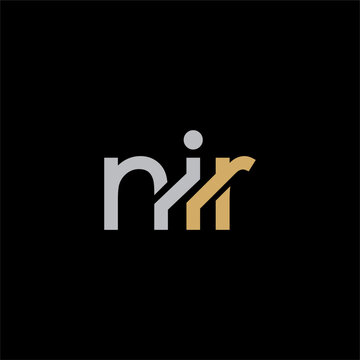 NIR Letter Initial Logo Design Template Vector Illustration