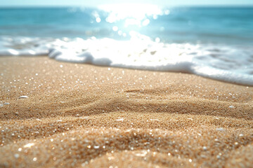 Fototapeta na wymiar sand on the beach in the summer