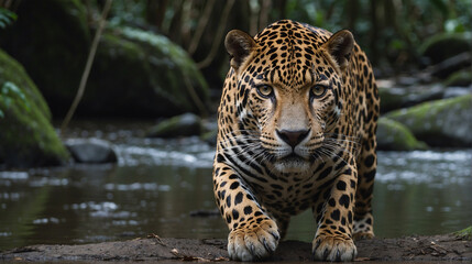 Obraz premium photo of jaguar in the jungle