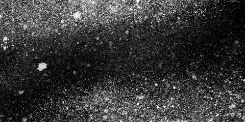 Black White water splash aquarelle painted,splash paint backdrop surface liquid color spray paint glitter art grain surface.vivid textured spit on wall.cosmic background.
 - obrazy, fototapety, plakaty