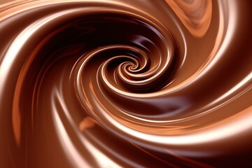 whirlpool chocolate swirl - obrazy, fototapety, plakaty