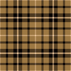 Plaid seamless pattern. Repeating checker fabric for design prints plaids. Repeated check ekose. Checks square line. Vichi cloth. Tartan repeat textile. Scottish madras flannel. Vector illustration
