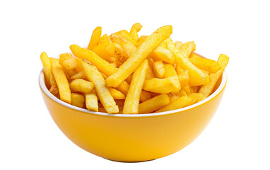 French Fries on Transparent Background