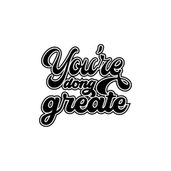 There are no rules Creative design quotes lettering vector design