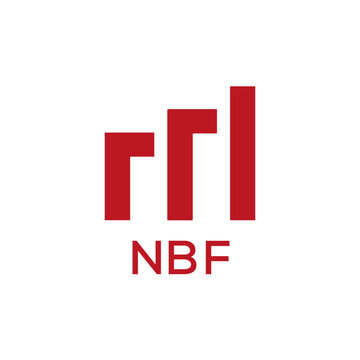 NBF Letter logo design template vector. NBF Business abstract connection vector logo. NBF icon circle logotype.
