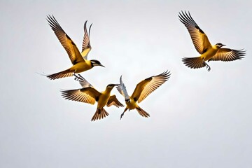 Fototapeta premium flock of birds