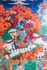 Obraz na płótnie Canvas Buddha, Buddhist frescoes, Thangkas, Buddhist Art, Tibetan Buddhism
