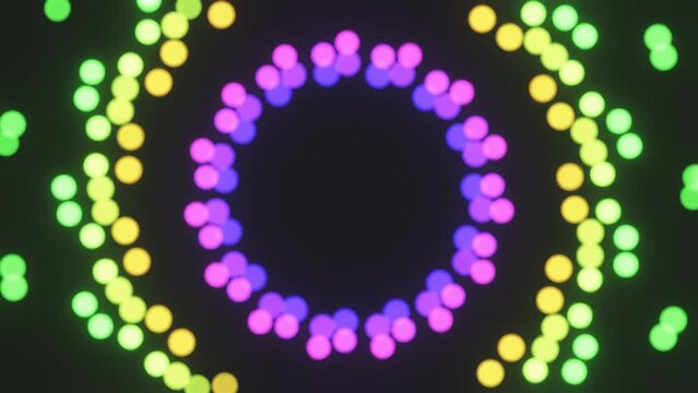 Abstract color generation of background in space