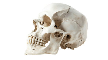 Isolated Nose Bone Display on a transparent background