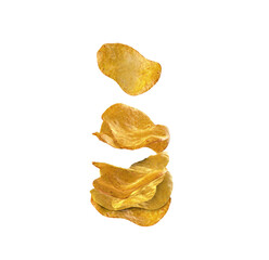 Potato chips with white background - 706450389
