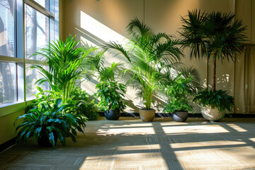 Plantfilled Space With Natural Light