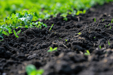 Rich Black Soil Brimming With Organic Content