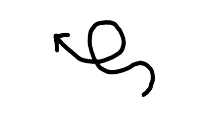 arrow icon illustration of a black and white background