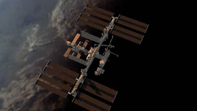 Spacecraft animation 4K