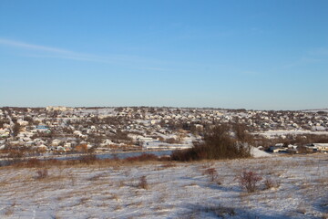 A landscape with a dry landscape