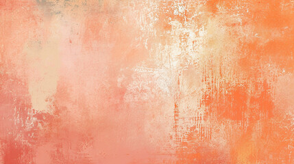 Peach Fuzz color Grunge background.