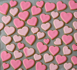 Obraz premium Cookies hearts.