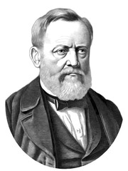 Louis Pasteur was a French chemist and microbiologist, generative AI - obrazy, fototapety, plakaty