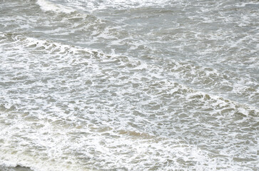 Texture of waves in the sea - Seascape - Seaside - Coast