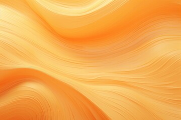 An abstract background with vibrant wavy lines in apricot. Wavy brushstrokes of oil paint texture