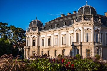 The Festetics Palace, Baroque palace located in the Keszthely, Zala, Hungary.