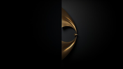 Modern black blue abstract background. Minimal. Color gradient. Dark. Web banner. Geometric shape. 3d effect.