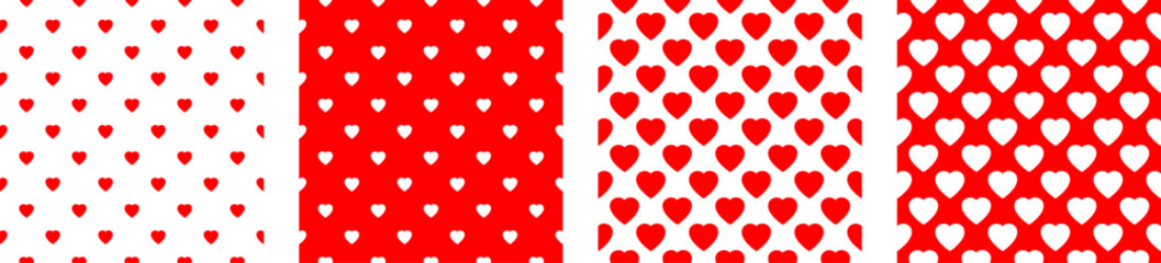 Heart frame background of different sizes